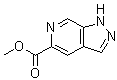 Methyl 1H-pyrazolo[3,4-c]pyridine-5-carboxylate molecular structure (CAS 868552-25-4)