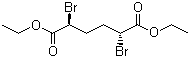 2,5-二溴己二酸二乙酯分子结构 (CAS 869-10-3)