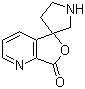 螺[呋喃并[3,4-b]吡啶-5(7H),3'-吡咯烷]-7-酮分子结构 (CAS 869969-57-3)