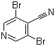 3,5-Dibromo-4-cyanopyridine molecular structure (CAS 870244-34-1)
