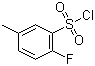 2-Fluoro-5-methylbenzenesulfonyl chloride molecular structure (CAS 870704-14-6)