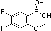 (4,5-Difluoro-2-methoxyphenyl)boronic acid molecular structure (CAS 870777-32-5)