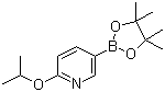 2-异丙氧基吡啶-5-硼酸频哪醇酯分子结构 (CAS 871839-91-7)