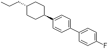 trans-4-(4-Propylcyclohexyl)-4'-fluorobiphenyl molecular structure (CAS 87260-24-0)