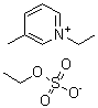 1-乙基-3-甲基吡啶鎓硫酸乙酯盐分子结构 (CAS 872672-50-9)