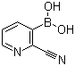 2-氰基吡啶-3-硼酸分子结构 (CAS 874290-88-7)