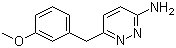 6-[(3-甲氧基苯基)甲基]-3-氨基哒嗪分子结构 (CAS 874338-91-7)