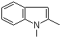 1,2-二甲基吲哚分子结构 (CAS 875-79-6)