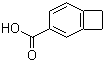 4-羧基苯并环丁烯分子结构 (CAS 875-94-5)