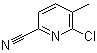 2-Chloro-6-cyano-3-methylpyridine molecular structure (CAS 875293-89-3)