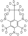 二甲苯麝香-d<sub>15</sub>分子结构 (CAS 877119-10-3)