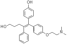(deltaZ)-delta-[[4-[2-(Dimethylamino)ethoxy]phenyl](4-hydroxyphenyl)methylene]benzenebutanol molecular structure (CAS 877387-37-6)