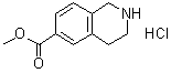 1,2,3,4-四氢-6-异喹啉羧酸甲酯盐酸盐分子结构 (CAS 877861-62-6)