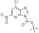 7-氯-5-硝基-3H-咪唑并[4,5-b]吡啶-3-羧酸叔丁酯分子结构 (CAS 878011-44-0)