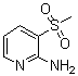3-(甲基磺酰基)-2-吡啶胺分子结构 (CAS 878805-97-1)