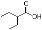 2-乙基丁酸分子结构 (CAS 88-09-5)