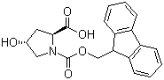 Fmoc-L-羟脯氨酸分子结构 (CAS 88050-17-3)