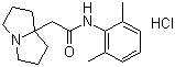 Pilsicainide hydrochloride molecular structure (CAS 88069-49-2)