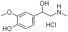 (+/-)-Metanephrine hydrochloride molecular structure (CAS 881-95-8)