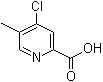 4-氯-5-甲基皮考林酸分子结构 (CAS 882679-14-3)