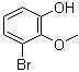 3-溴-2-甲氧基苯酚分子结构 (CAS 88275-88-1)