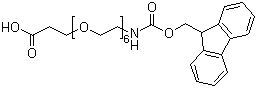 5,8,11,14,17,20-Hexaoxa-2-azatricosanedioic acid 1-(9H-fluoren-9-ylmethyl) ester molecular structure (CAS 882847-34-9)