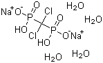 Disodium clodronate tetrahydrate molecular structure (CAS 88416-50-6)