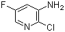 2-氯-5-氟吡啶-3-胺分子结构 (CAS 884495-37-8)