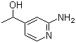 2-氨基-4-(1'-羟基乙基)吡啶分子结构 (CAS 885266-91-1)