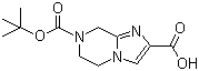 7-叔丁氧羰基-5,6-二氢-8H-咪唑并[1,2-a]吡嗪-2-甲酸分子结构 (CAS 885281-30-1)