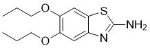 5,6-二丙氧基-1,3-苯并噻唑-2-胺分子结构 (CAS 885461-32-5)