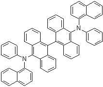 N,N'-二-1-萘基-N,N'-二苯基-[9,9'-联蒽]-10,10'-二胺分子结构 (CAS 885502-26-1)