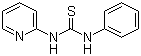 1-Phenyl-3-(2-pyridyl)-2-thiourea molecular structure (CAS 886-60-2)
