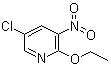 5-氯-2-乙氧基-3-硝基吡啶分子结构 (CAS 886373-32-6)