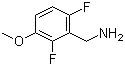 2,6-Difluoro-3-methoxybenzylamine molecular structure (CAS 886498-50-6)