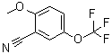 2-甲氧基-5-(三氟甲氧基)苯甲腈分子结构 (CAS 886500-03-4)