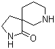 2,7-二氮杂螺[4,5]癸烷-1-酮分子结构 (CAS 887118-43-6)