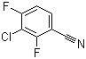 3-氯-2,4-二氟苯腈分子结构 (CAS 887267-38-1)