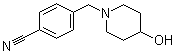 4-[(4-羟基-1-哌啶基)甲基]苯腈分子结构 (CAS 887593-88-6)