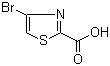 4-溴-1,3-噻唑-2-甲酸分子结构 (CAS 88982-82-5)