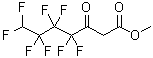 4,4,5,5,6,6,7,7-八氟-3-氧代庚酸甲酯分子结构 (CAS 89129-69-1)