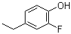 5-乙基-2-氟苯酚分子结构 (CAS 891843-05-3)