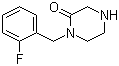 1-(2-Fluorobenzyl)piperazin-2-one molecular structure (CAS 893747-85-8)
