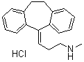 去甲阿米替林盐酸盐分子结构 (CAS 894-71-3)