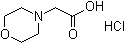 4-Morpholinylacetic acid hydrochloride molecular structure (CAS 89531-58-8)