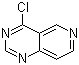 4-氯吡啶并[4,3-d]嘧啶分子结构 (CAS 89583-92-6)