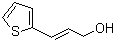 3-(2-噻吩基)-2-丙烯-1-醇分子结构 (CAS 89639-64-5)