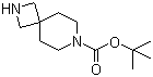 tert-Butyl 2,7-diazaspiro[3.5]nonane-7-carboxylate molecular structure (CAS 896464-16-7)