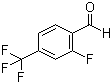 2-氟-4-(三氟甲基)苯甲醛分子结构 (CAS 89763-93-9)