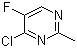 4-氯-5-氟-2-甲基嘧啶分子结构 (CAS 898044-50-3)